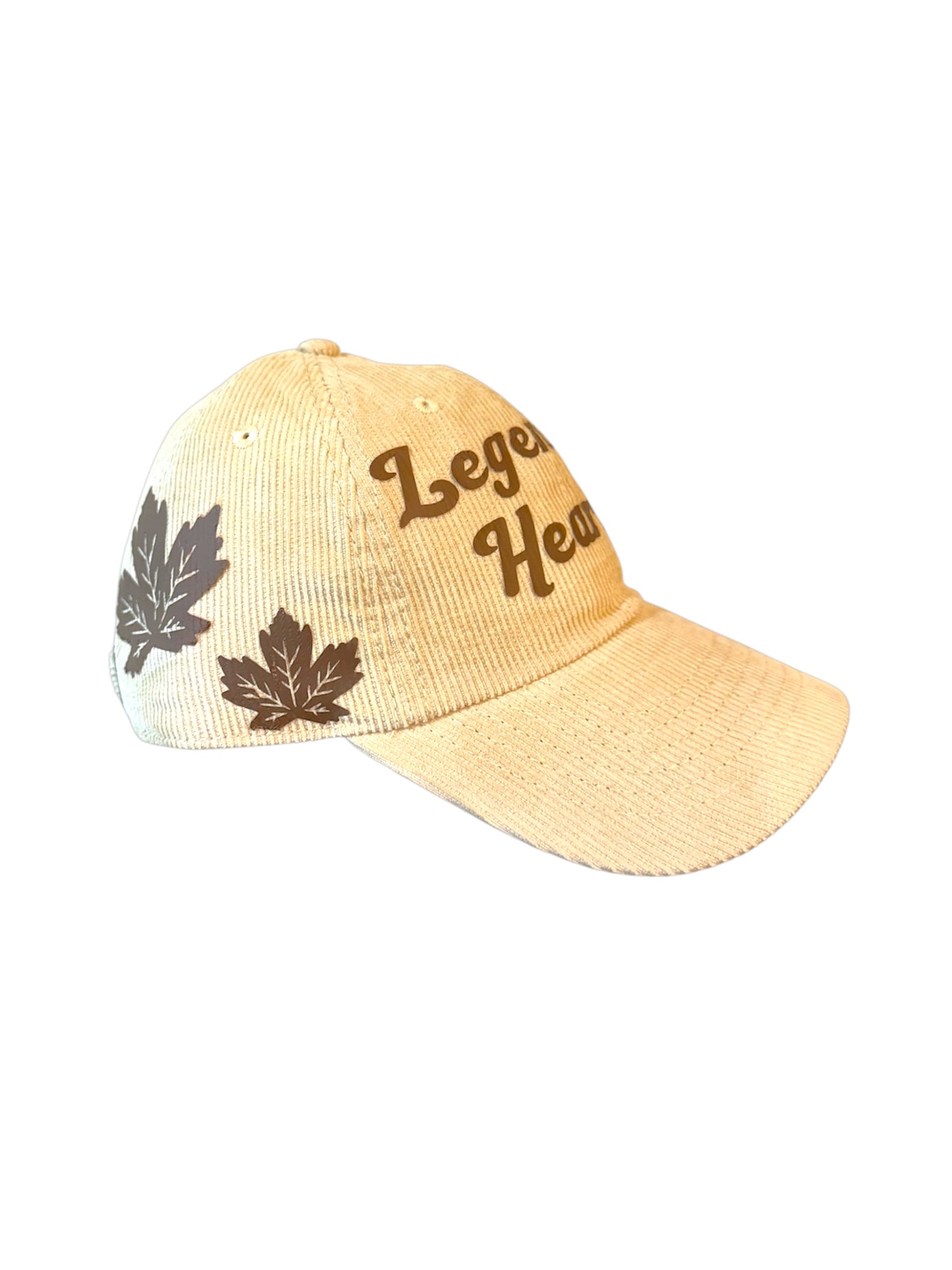 Tan Couduroy Baseball Cap